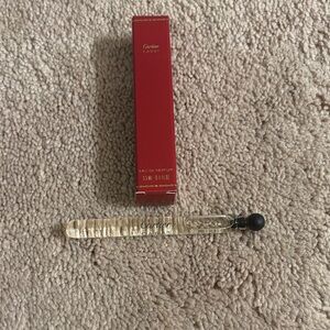 Cartier Carat Perfume with Red Box and Black Cap